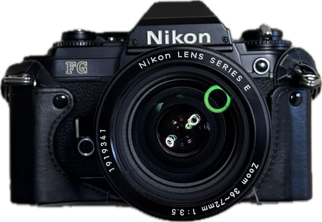 フィルムカメラ Nikon FG+MD-14+series E 36-72mm+70-210mm