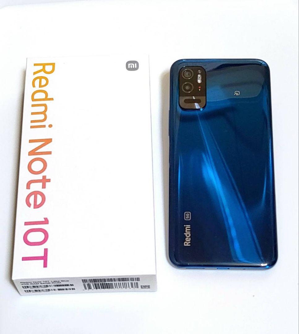 ◎美品◎Xiaomi Redmi Note 10T レイクブルー SIMフリー