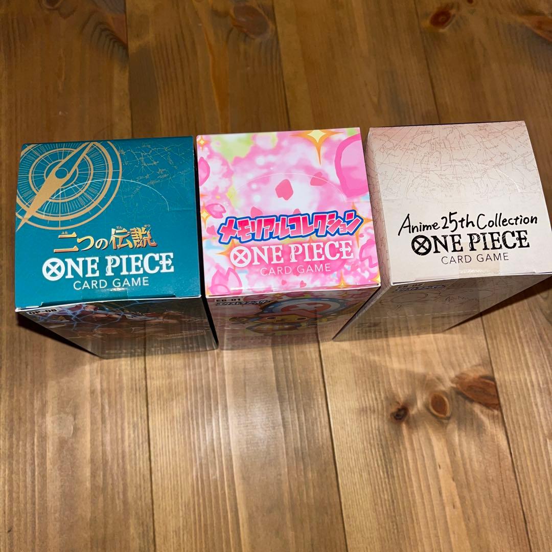 ワンピースカード　 box テープ付き　メモリアルコレクション　anime25