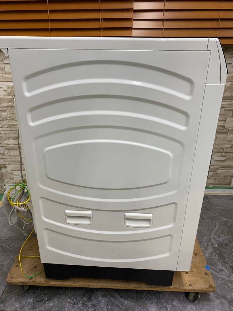 【美品】 12kg アクア AQUA ドラム洗濯機　AQW-DX12P-L