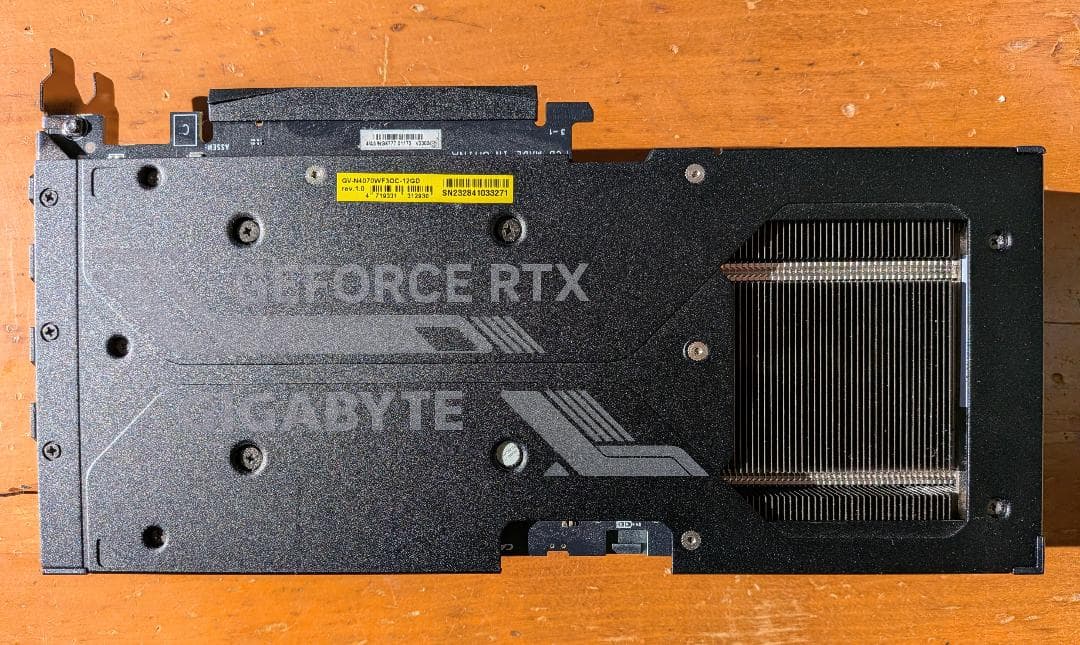 グラフィックボード・グラボ・ビデオカード GIGABYTE GeForce RTX 4070 12G