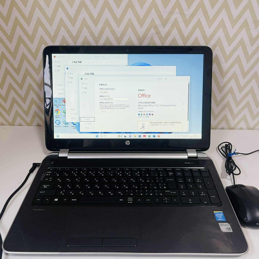 T413 HPノートパソコンi7メモリ8G高速SSD Windows11オフィス