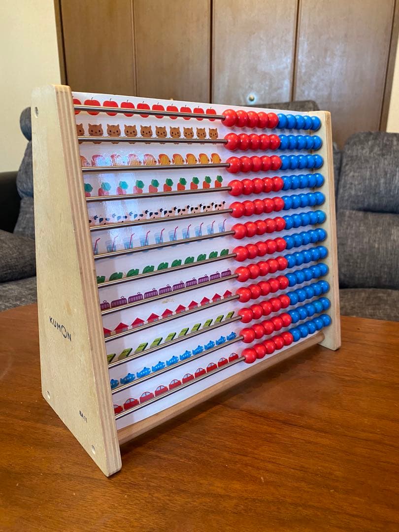 木のおもちゃ　6点セット　スロープ　楽器　型はめ　積み木　そろばん　絵合わせ