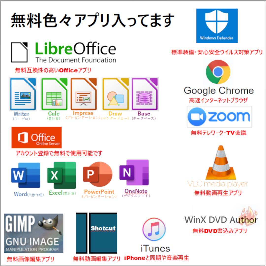 Windowsノート本体 mousecomputer Windows11 corei7 SSD 2016