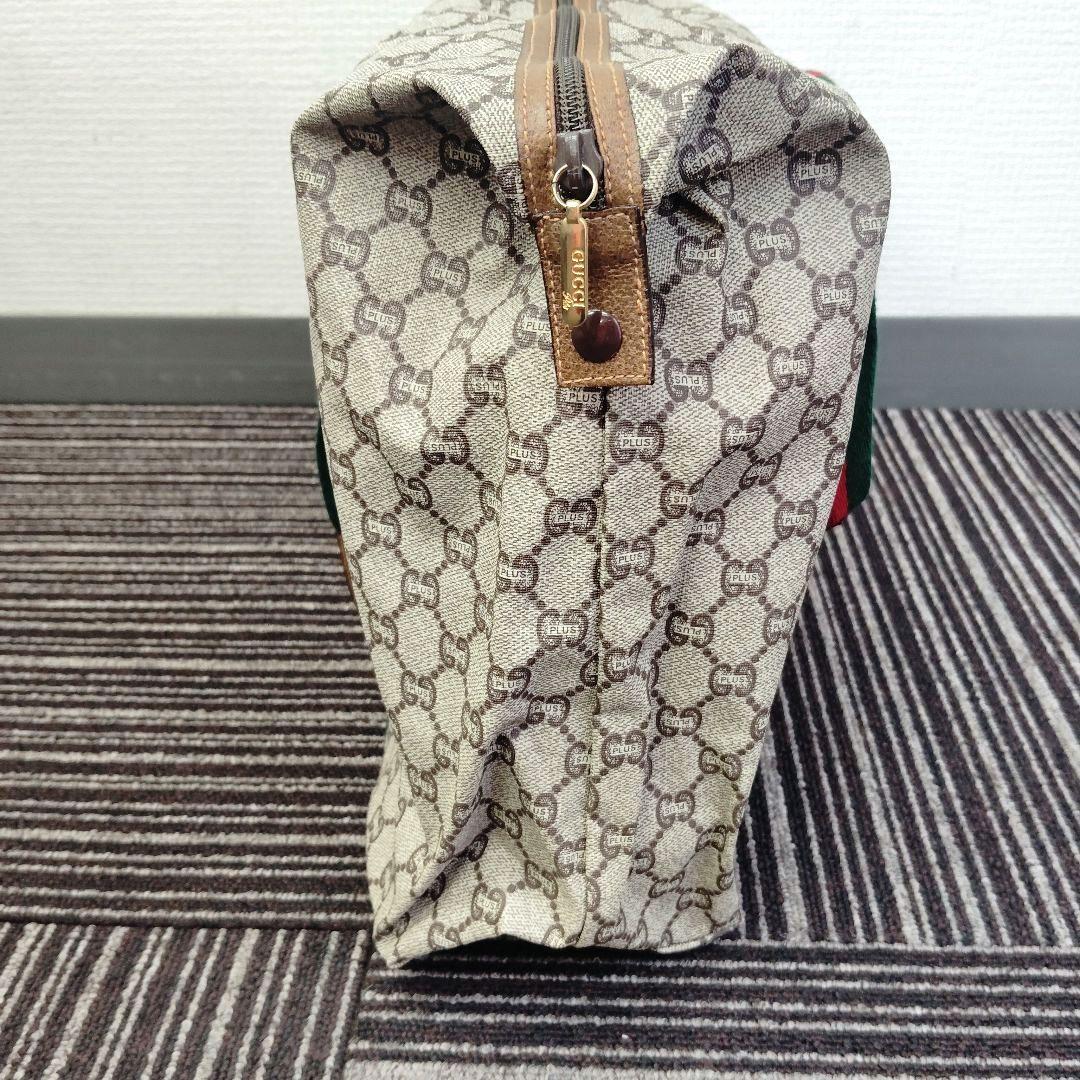 【T】美品✨GUCCI plus　GG シェリーライン　ボストンバッグ