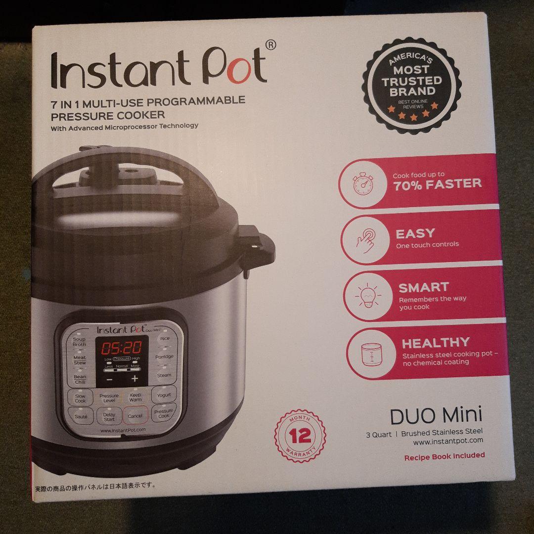 Instant Pot Duo Mini 3.0L マルチ電気圧力鍋