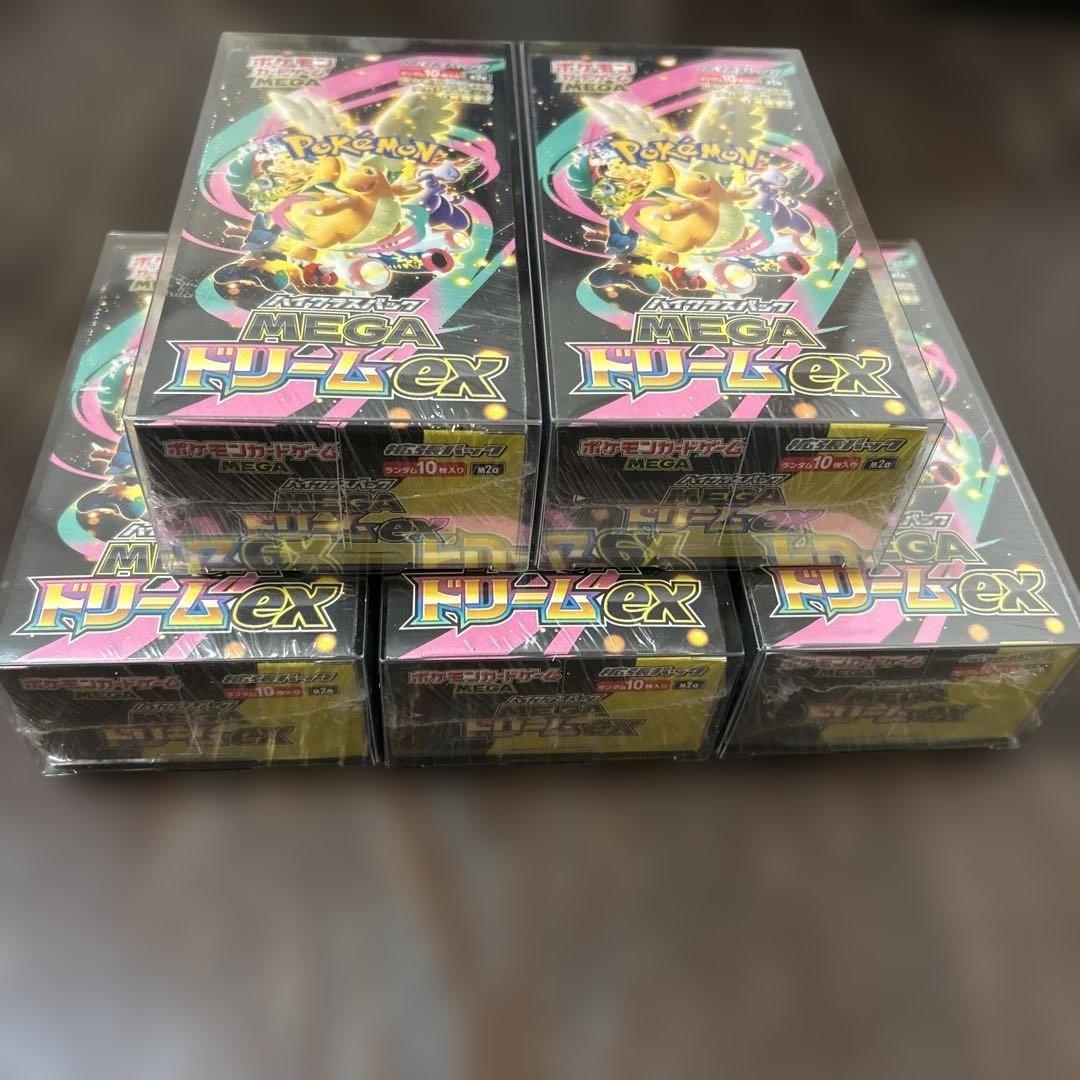 MEGAドリーム　メガドリームex box シュリンク付き　5box
