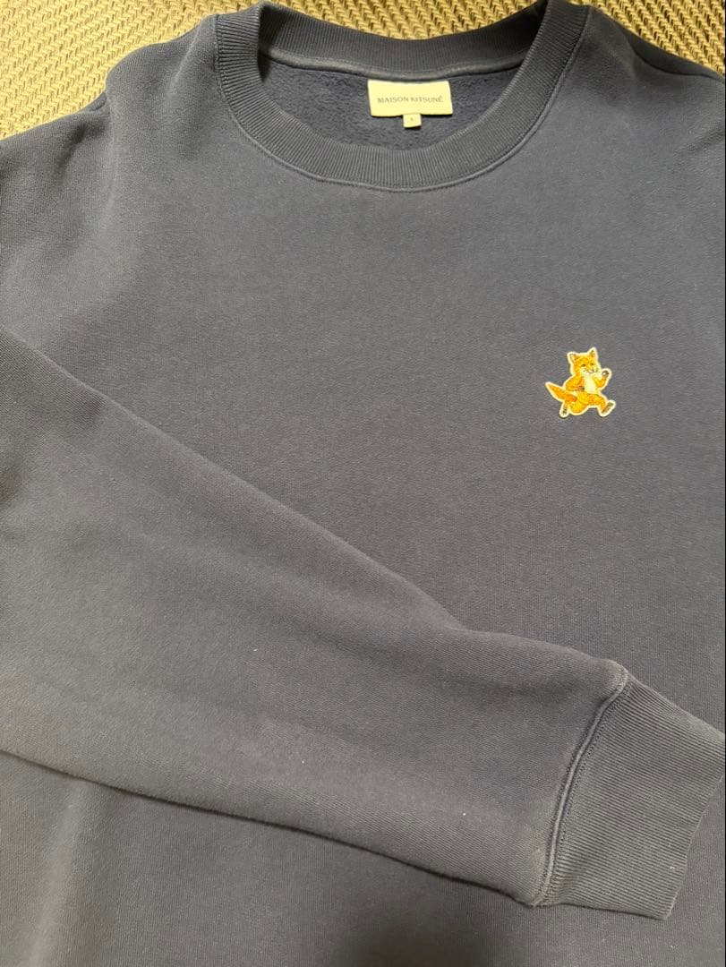 Maison Kitsune メンズスェット　ネイビー