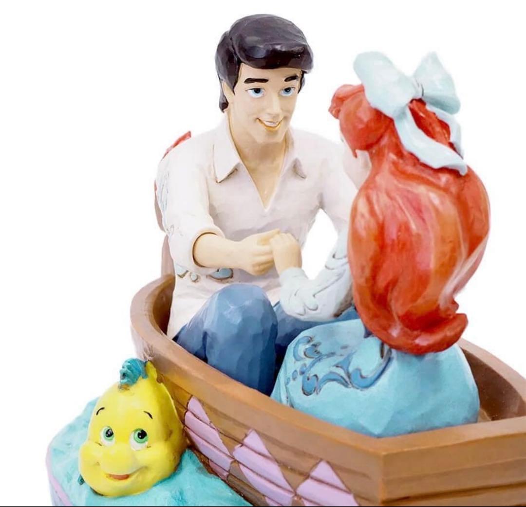 新品【Disney Traditions】アリエル＆エリック王子 ボート