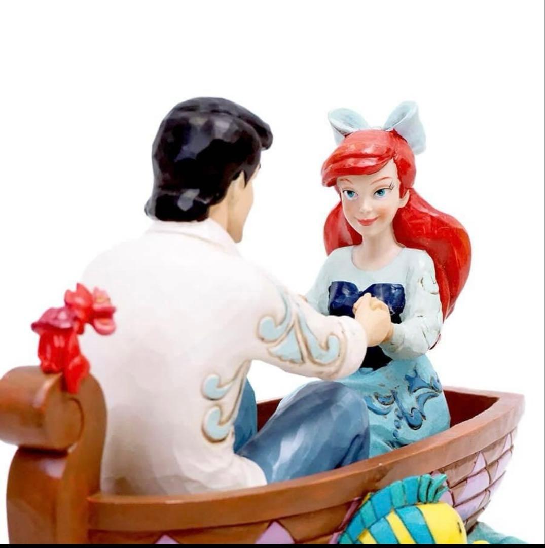 新品【Disney Traditions】アリエル＆エリック王子 ボート