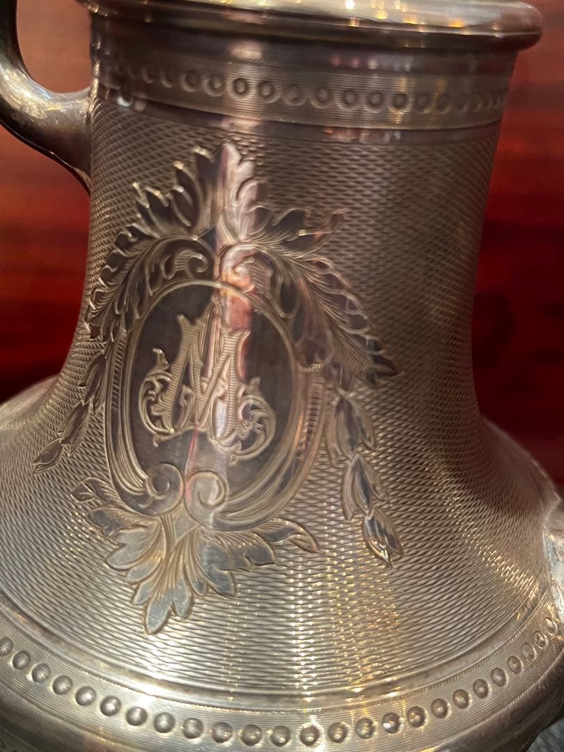 スターリングシルバー純銀製950 ポット　フランス　アンティーク　カトラリー