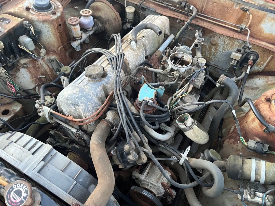 【A-12】日産 L型エンジン L20本体 キャブレター付き