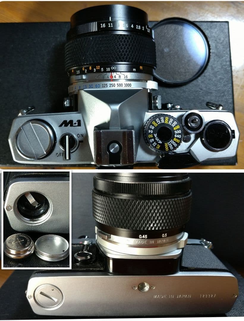 稼働品！オリンパス M-1 フィルム カメラ M-system 55㎜ f1.2