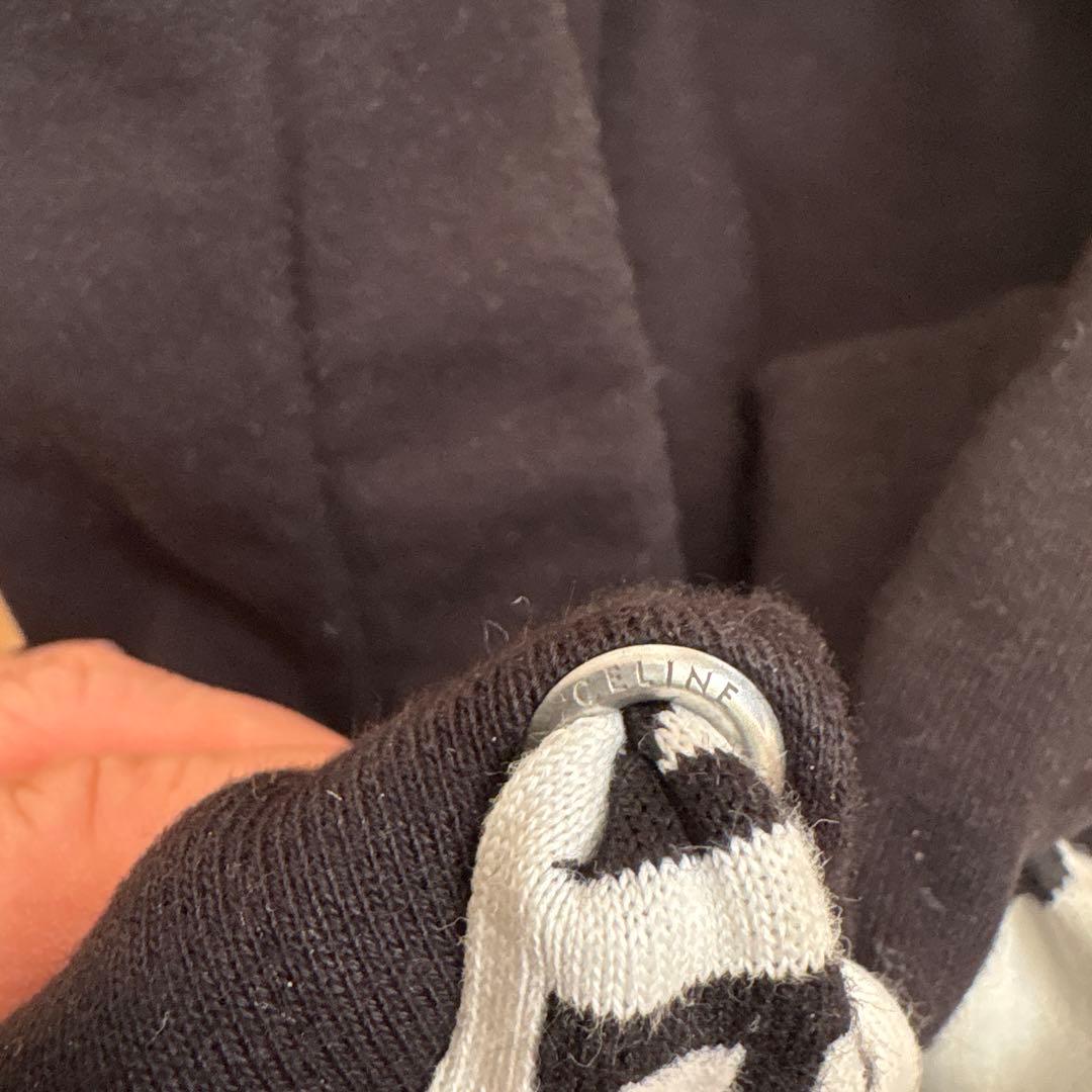 CELINE ブラック フード付きパーカー