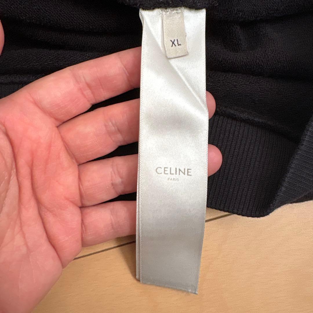 CELINE ブラック フード付きパーカー