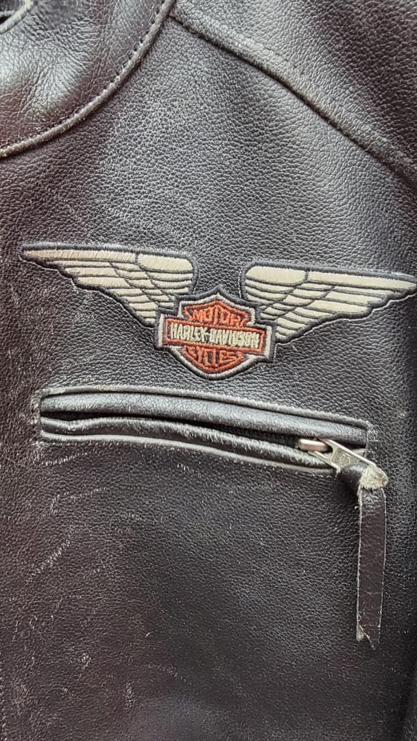 ☆HARLEY-DAVIDSON ハーレーダビッドソン レザージャケット牛革