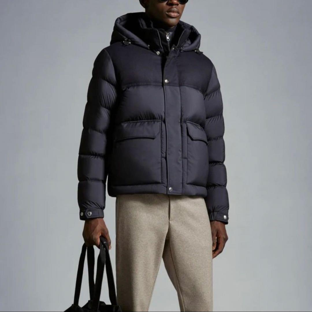 38万新品★モンクレール★3★ダウンジャケット『Mussala』ダークネイビー