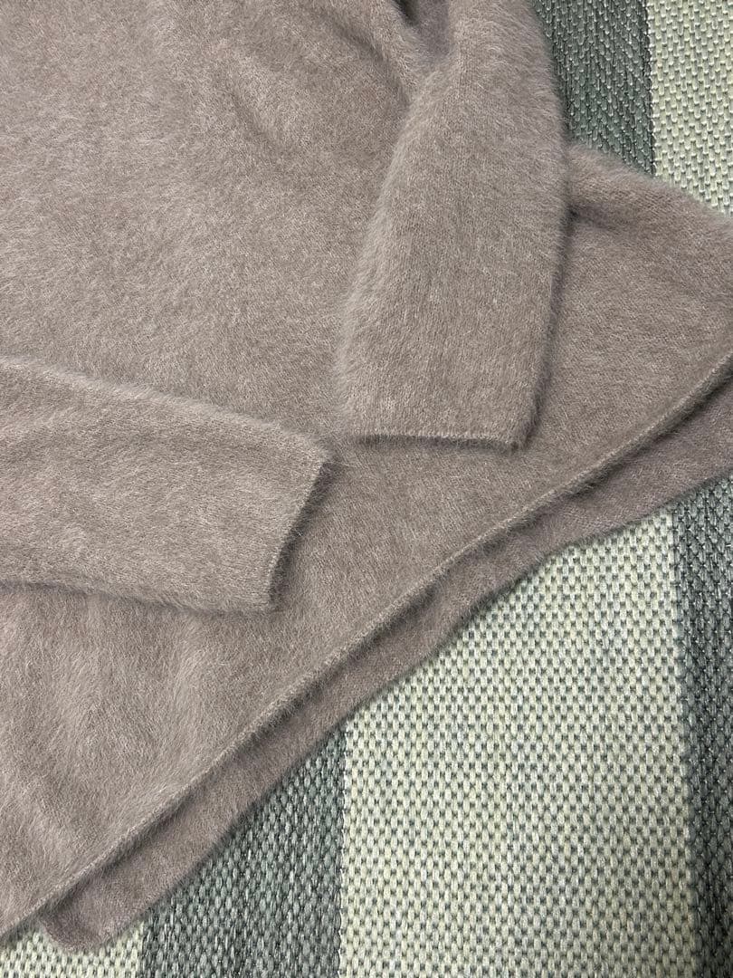 美品フレームワーク　FOX/CASHMERE ボートネック プルオーバー