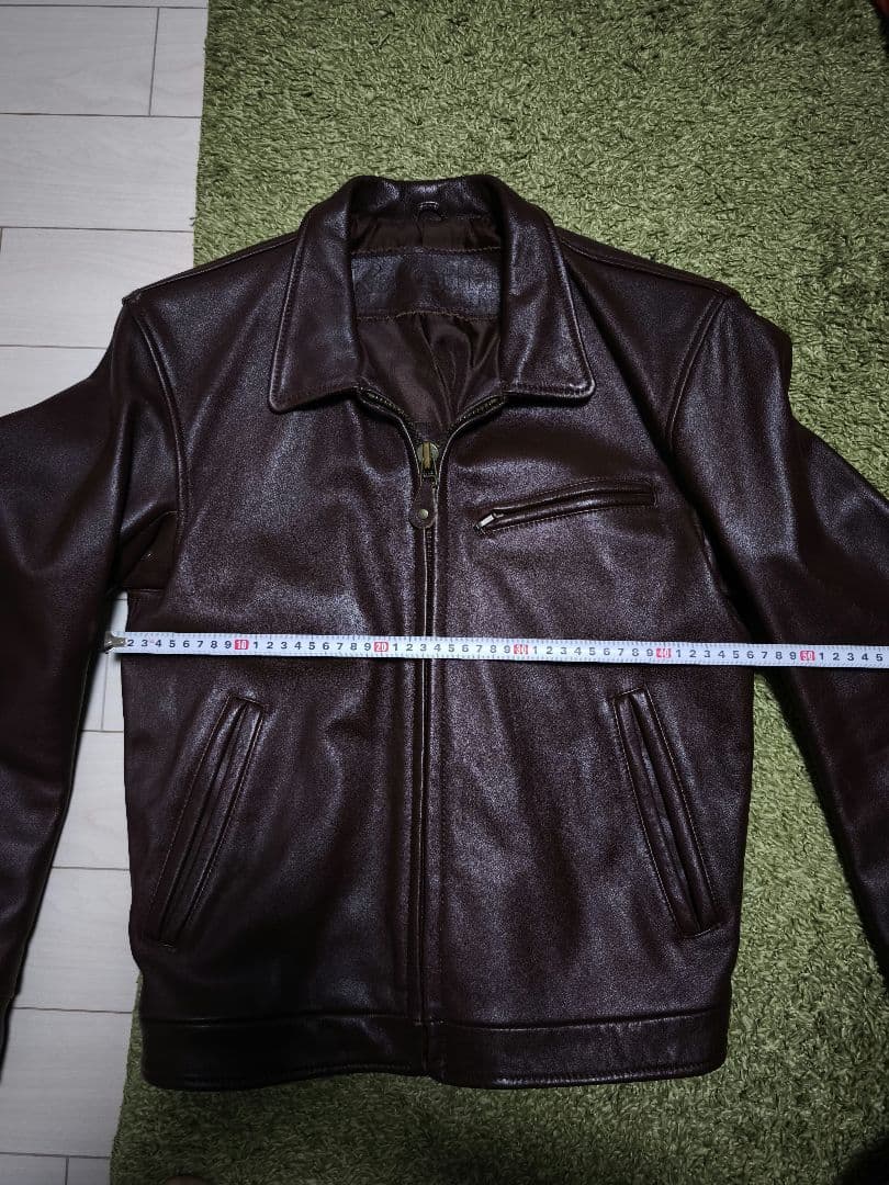 KADOYA KS LEATHER ブラウン レザージャケット L