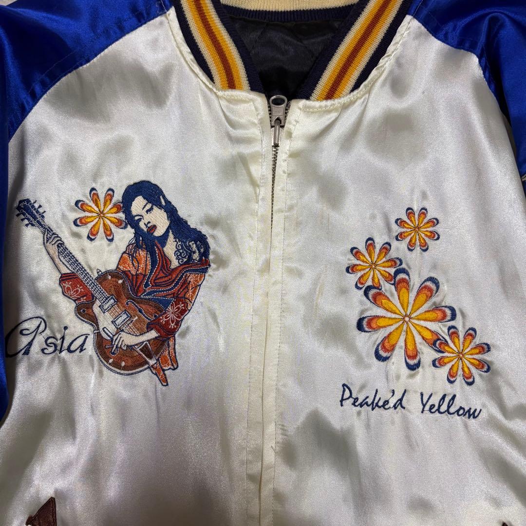 PEAK'D YELLOW ピークドイエロー　リバーシブルスカジャン42 L