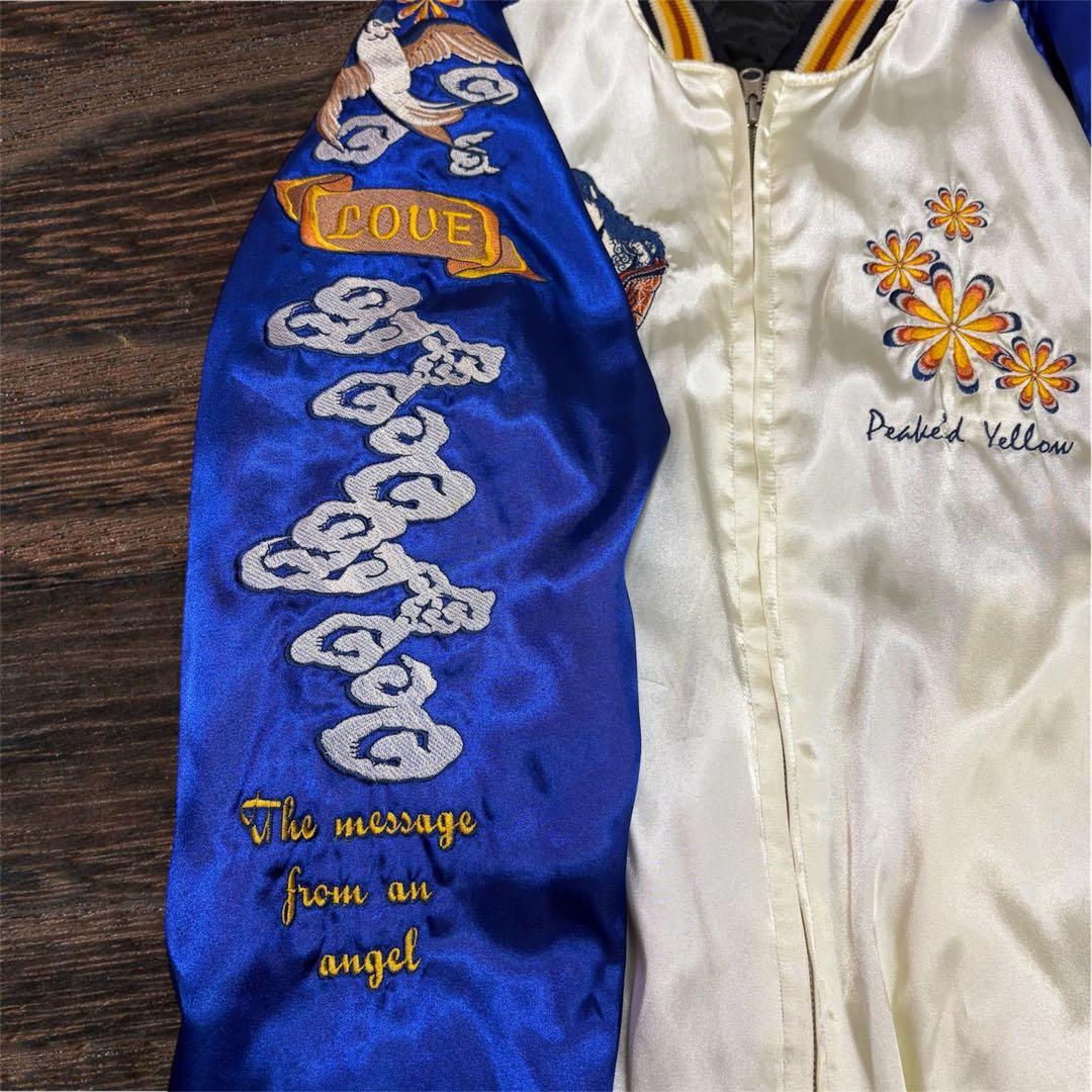 PEAK'D YELLOW ピークドイエロー　リバーシブルスカジャン42 L