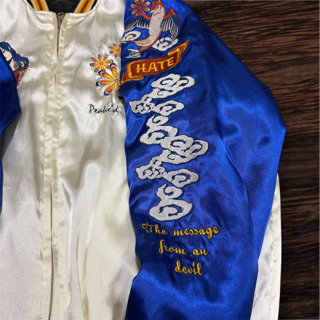 PEAK'D YELLOW ピークドイエロー　リバーシブルスカジャン42 L