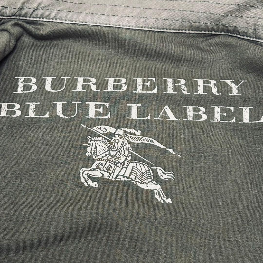 y2k 00s バーバリーブルーレーベル モッズコート ミリタリー ノバチェック