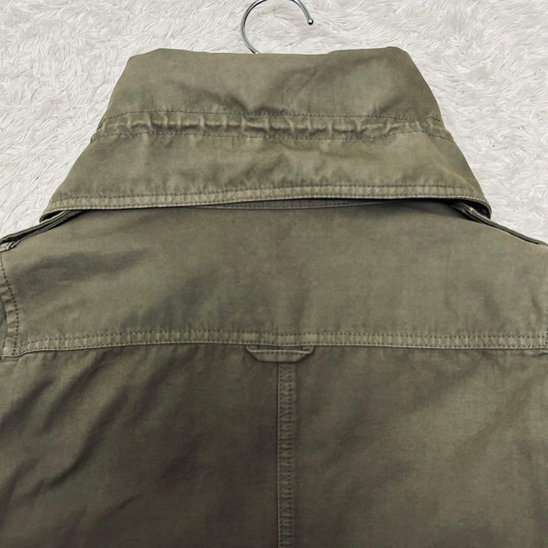 y2k 00s バーバリーブルーレーベル モッズコート ミリタリー ノバチェック