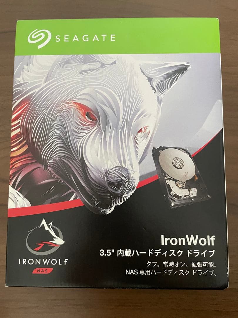 内蔵型ハードディスクドライブ Seagate IronWolf HDD 8TB ST8000VN0022