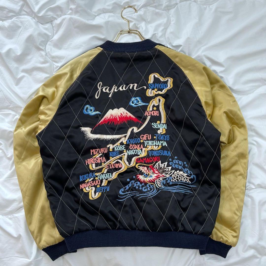 テーラー東洋 別珍 M品番 スカジャン ベロア 蛇髑髏 ドクロ 昇龍