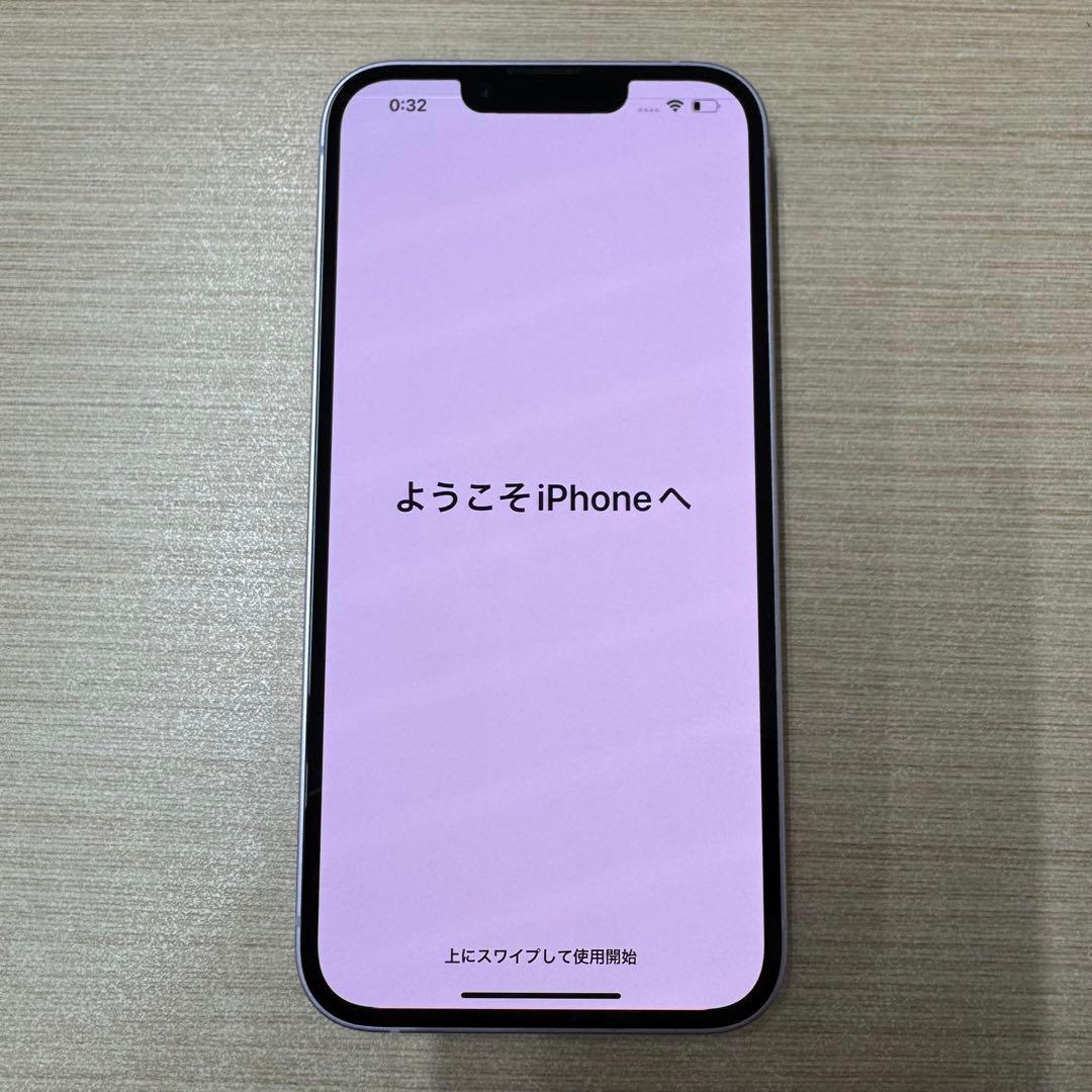 訳あり品/美品Apple iPhone14 512GBパープル 本体