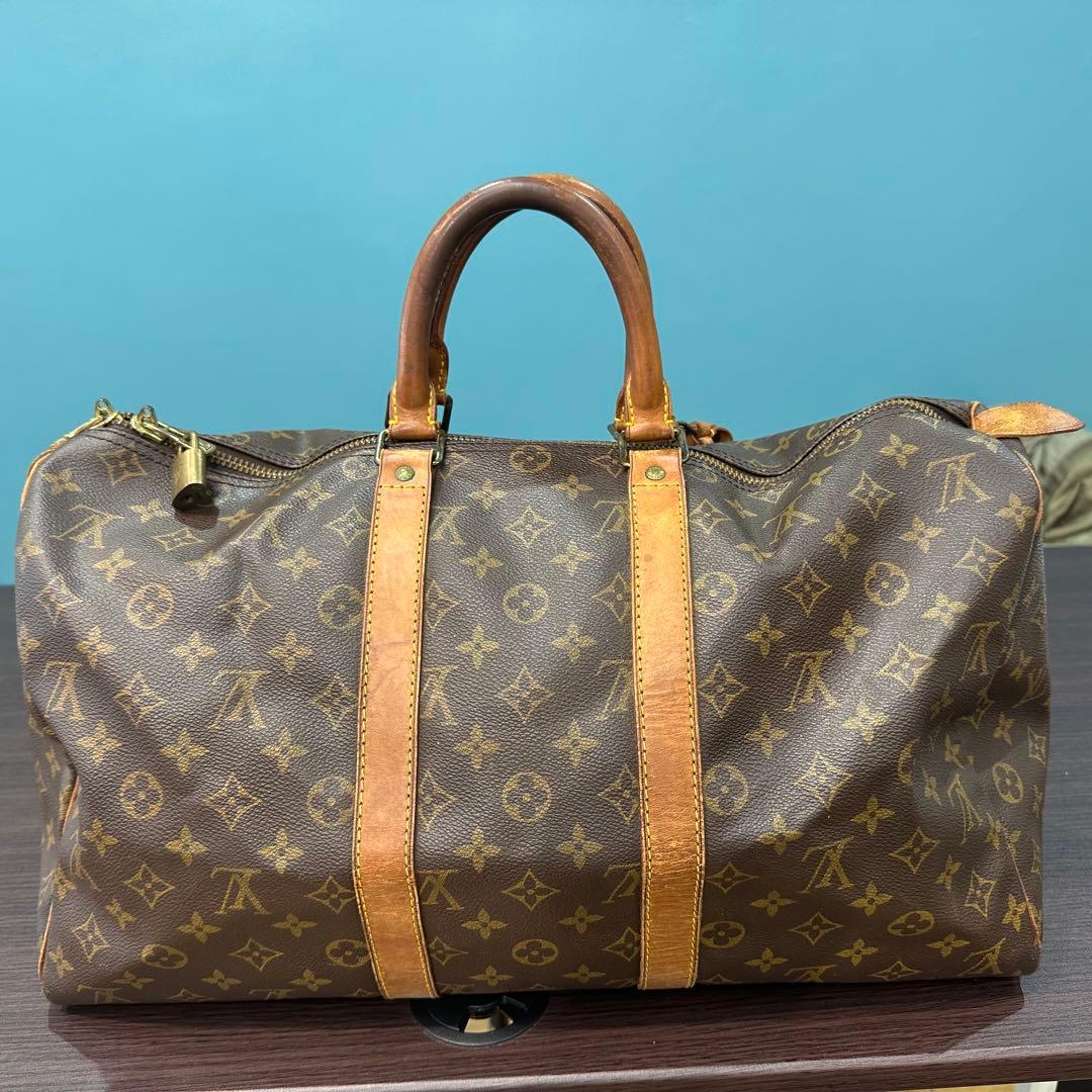 LOUIS VUITTON ルイヴィトン モノグラム ボストンバッグ 幅45