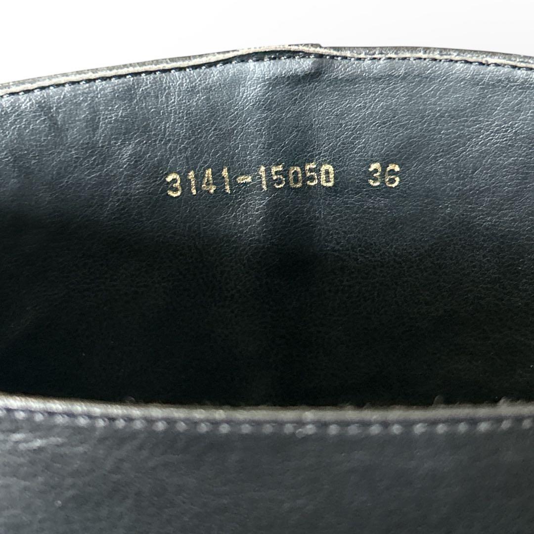 値下げ中❣️ロートレアモン 本革 ロングブーツ 36 黒 定価3万円台