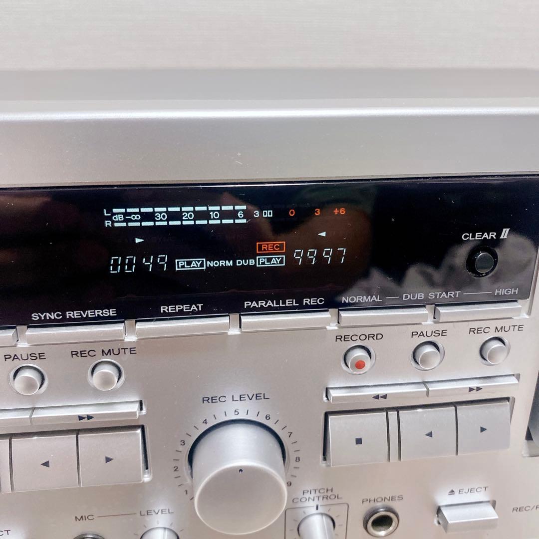 TEAC W‑890R MKII ダブルカセットデッキ オートリバース搭載