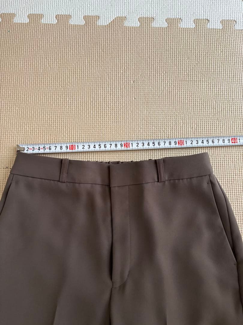 AOKI×Oggi★MEWORK ブラウン系2パンツスーツ7号