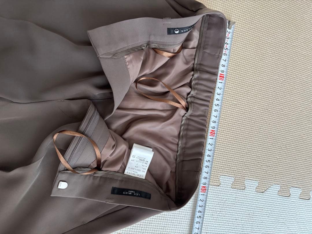 AOKI×Oggi★MEWORK ブラウン系2パンツスーツ7号