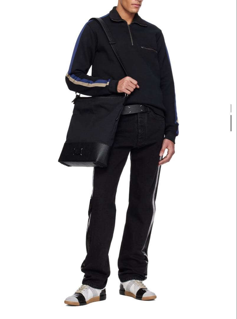 Margiela メゾン マルジェラ 25SS レザー ベルト ステッチ 黒