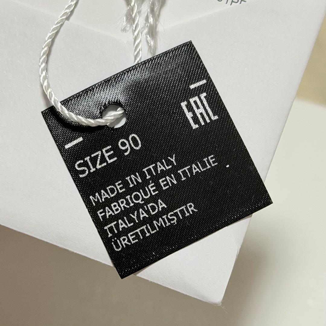 Margiela メゾン マルジェラ 25SS レザー ベルト ステッチ 黒