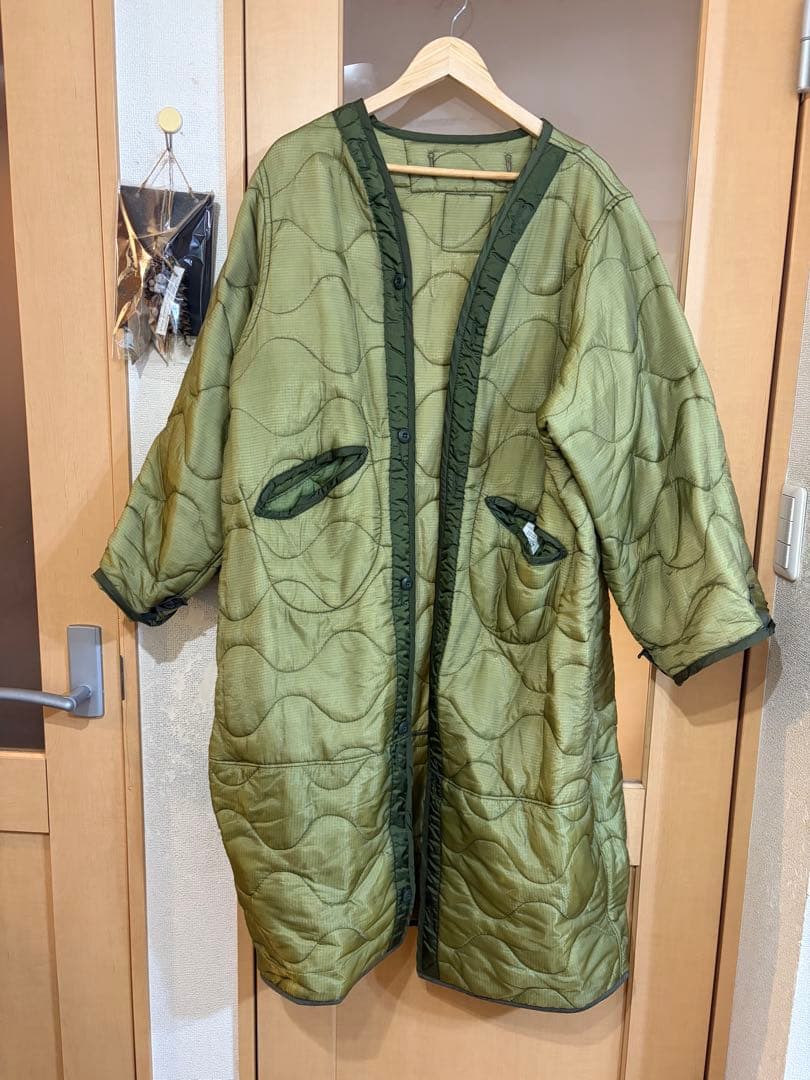 風み SARO ミリタリーライナーキルティング　ロングコート　サロ