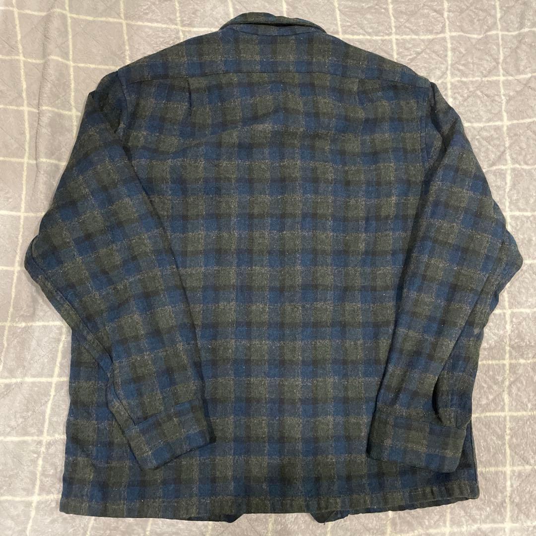 ペンドルトン 50s ヴィンテージ ウール　ボードシャツ　開襟　オープンカラー