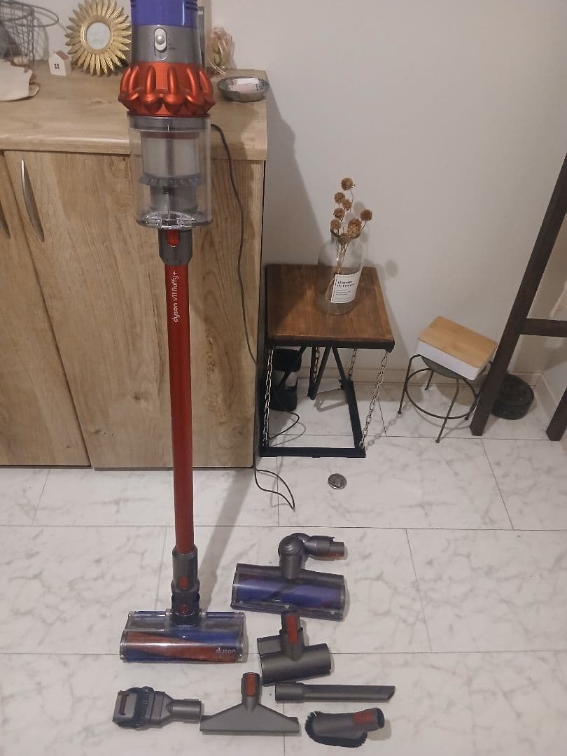 Dyson V10 SV12 レッド パイプ ヘッド2種 動作良好品
