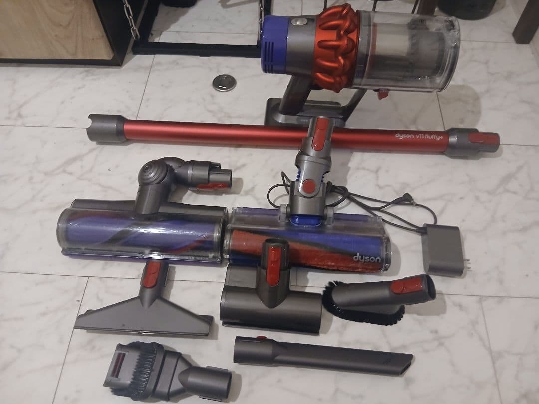 Dyson V10 SV12 レッド パイプ ヘッド2種 動作良好品