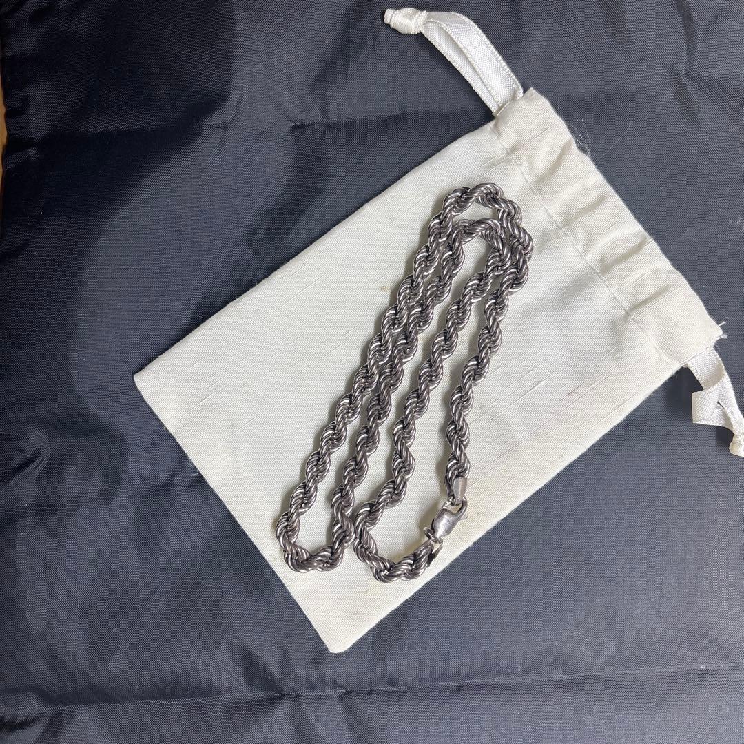 AVALANCHE シルバー925 ツイストチェーン ネックレス 約45cm