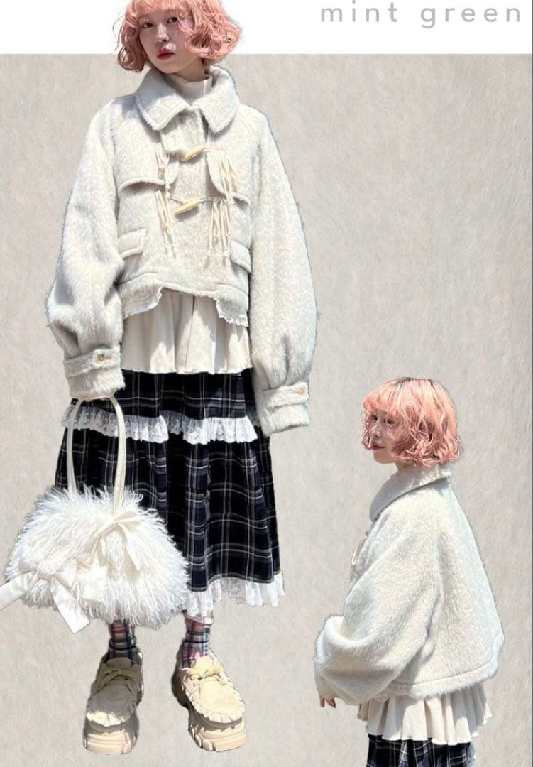 ダッフルコート コート milk shaggy Duffle Coat