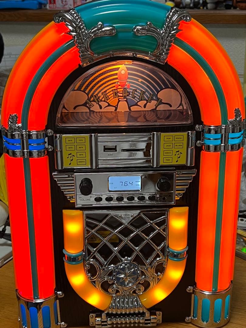 アークロケット アテナ ミニ ジュークボックス CD プレーヤー