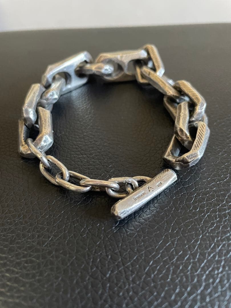 アクセサリー HENSON-HEAVY CARVED LINKS BRACELET
