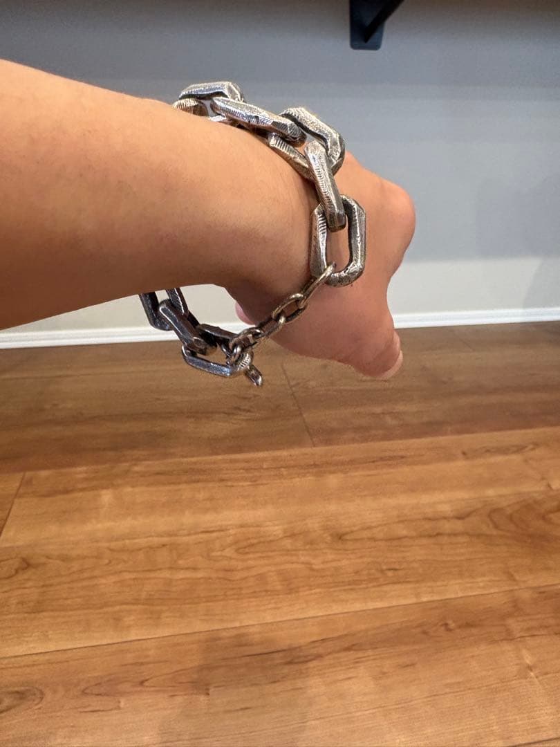 アクセサリー HENSON-HEAVY CARVED LINKS BRACELET