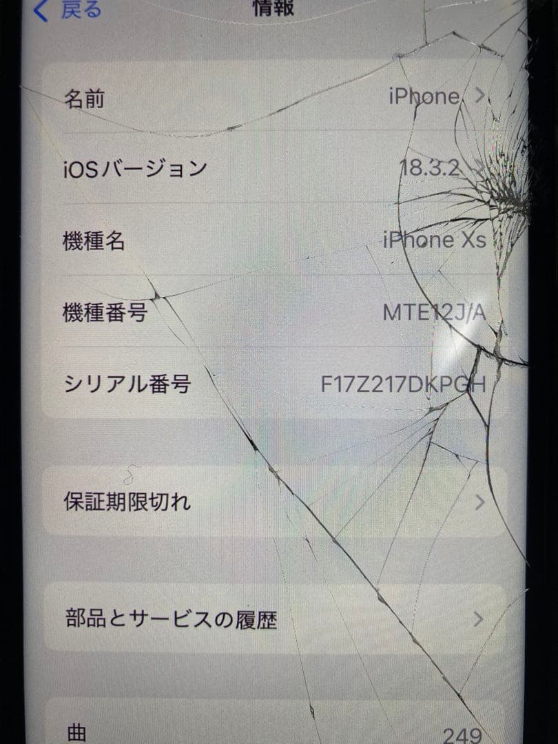 iPhone Xs ジャンク品