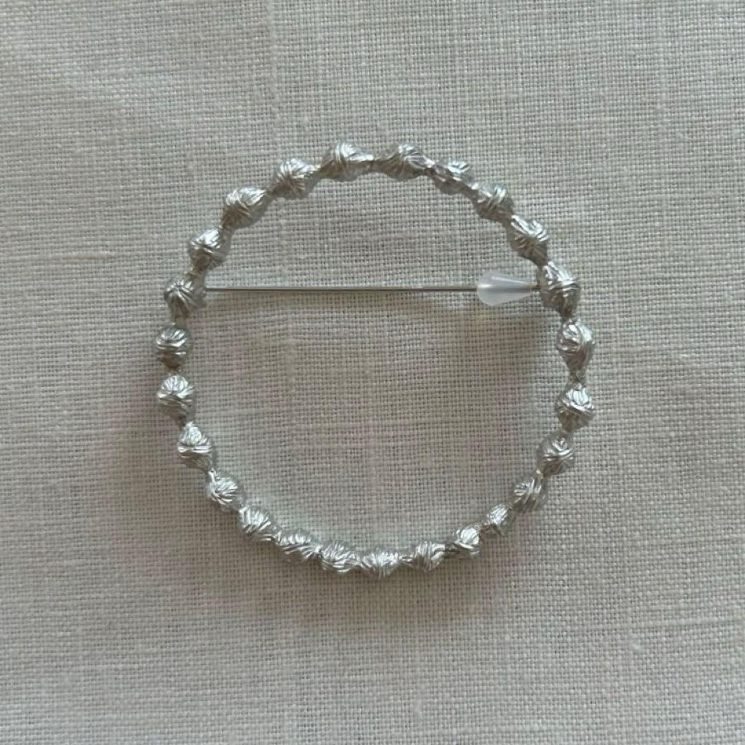 【新品未使用】ミナペルホネン　タンバリン ブローチ　正規品