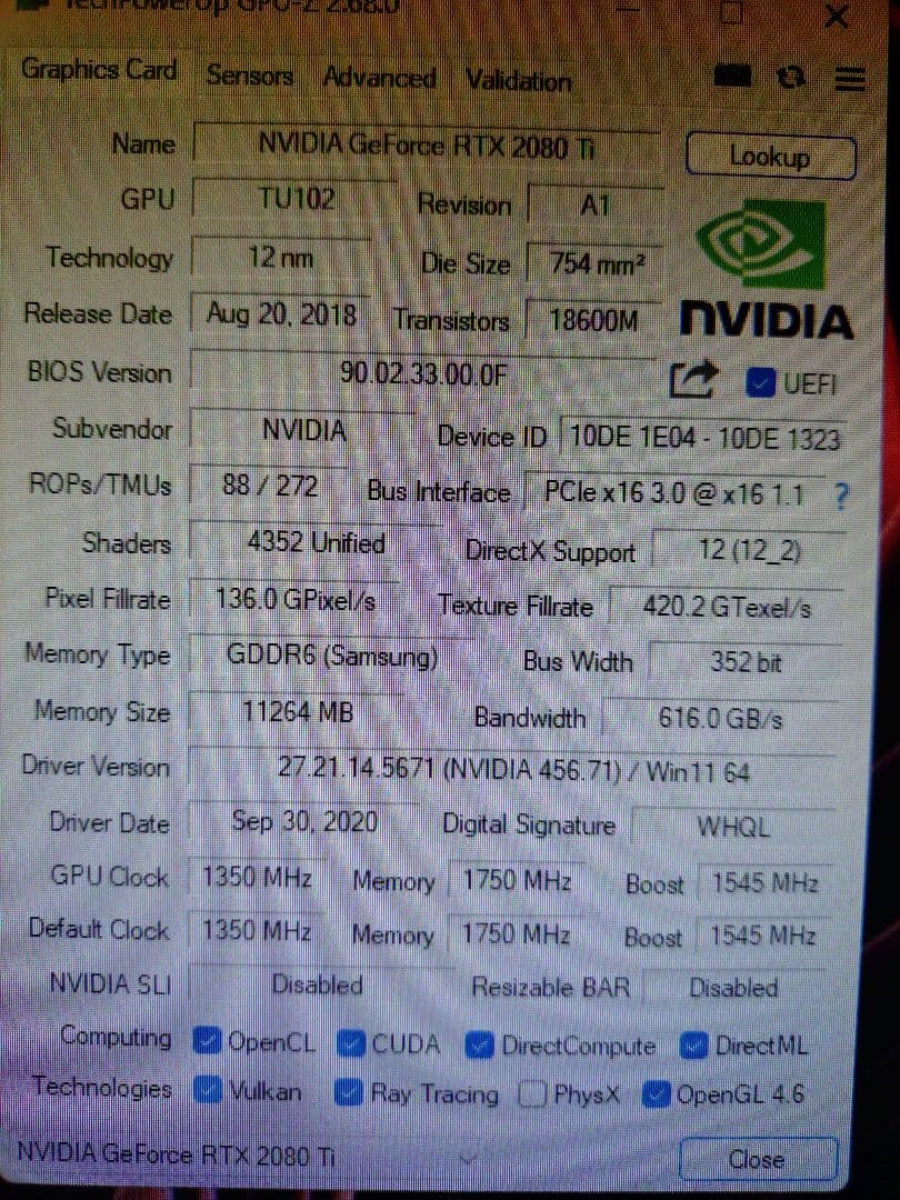 玄人志向 GeForce RTX2080Ti GALAKURO OC V2